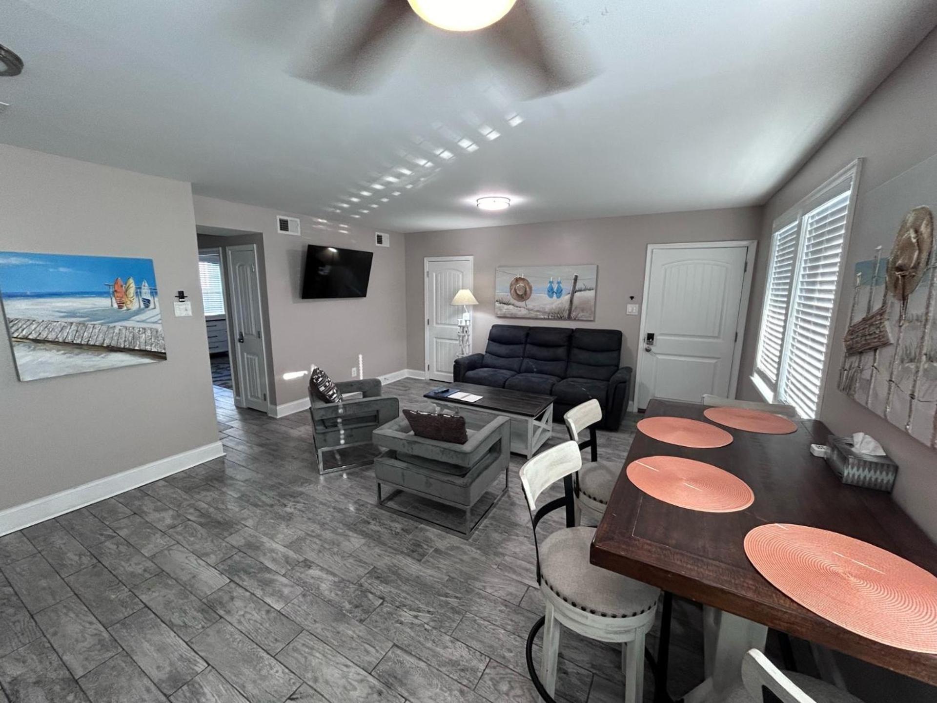 Beach Block Parking Modern Decor Porch Brigantine Luaran gambar