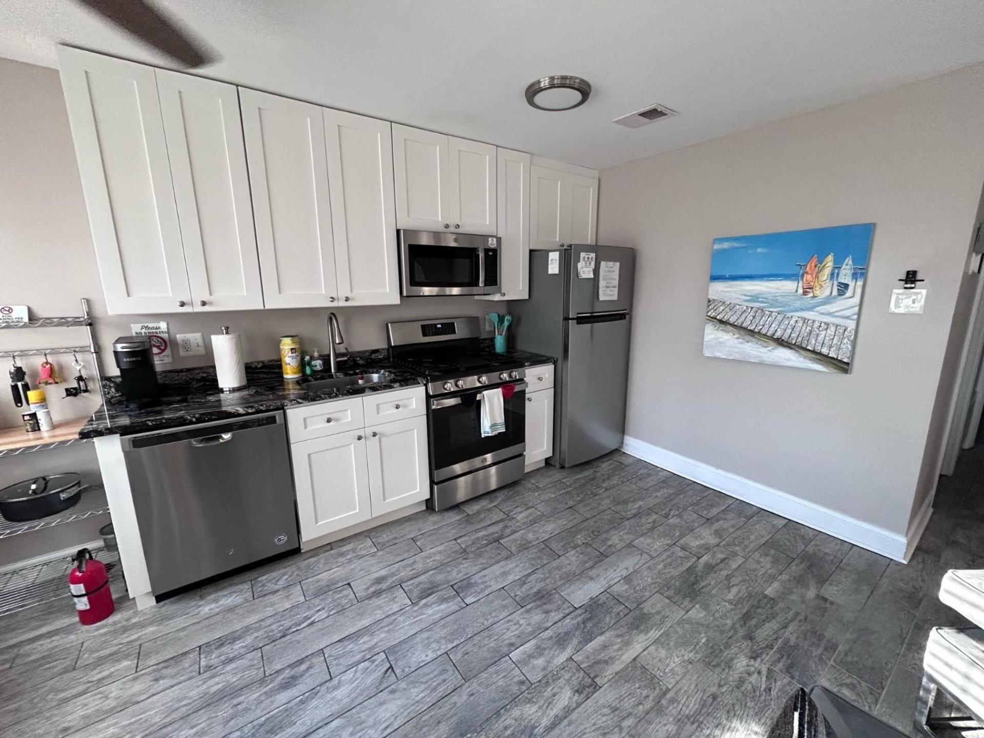 Beach Block Parking Modern Decor Porch Brigantine Luaran gambar