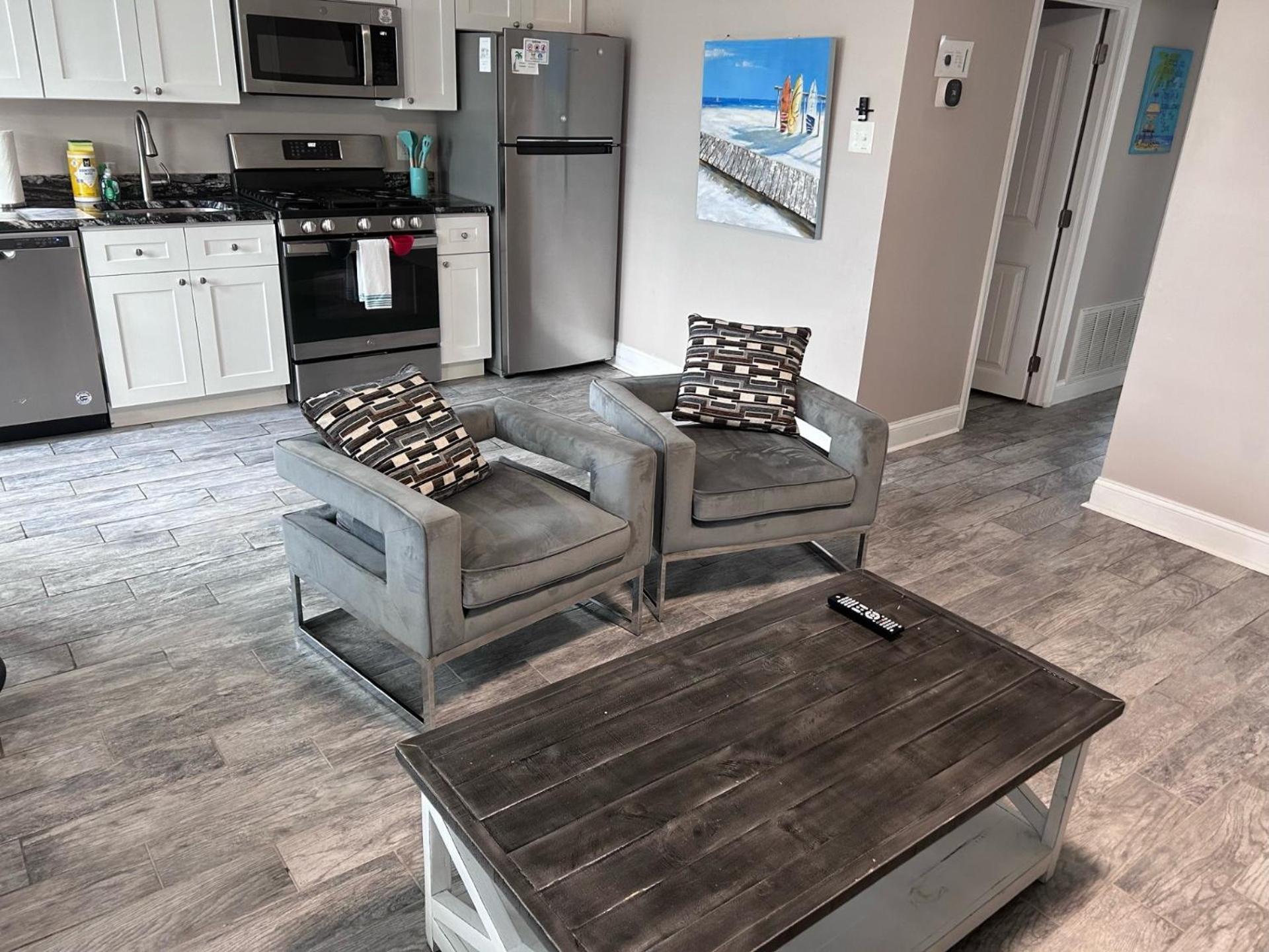 Beach Block Parking Modern Decor Porch Brigantine Luaran gambar