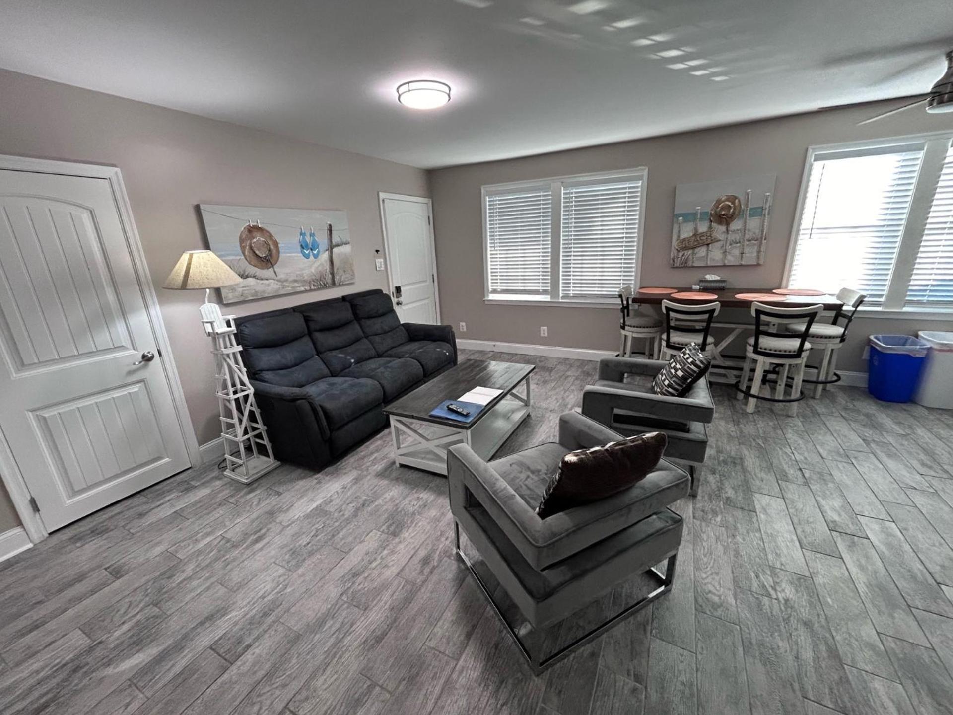 Beach Block Parking Modern Decor Porch Brigantine Luaran gambar